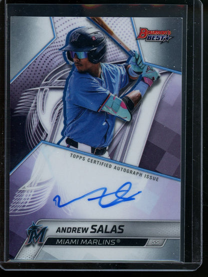 2025 Bowmans Best Andrew Salas Autograph Marlins - Trading Card Market