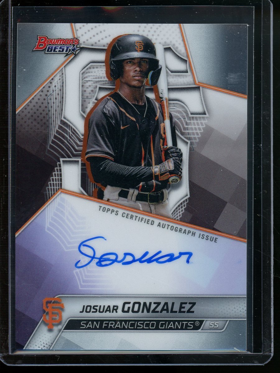 2025 Bowmans Best Josuar Gonzalez Autograph Giants - Trading Card Market