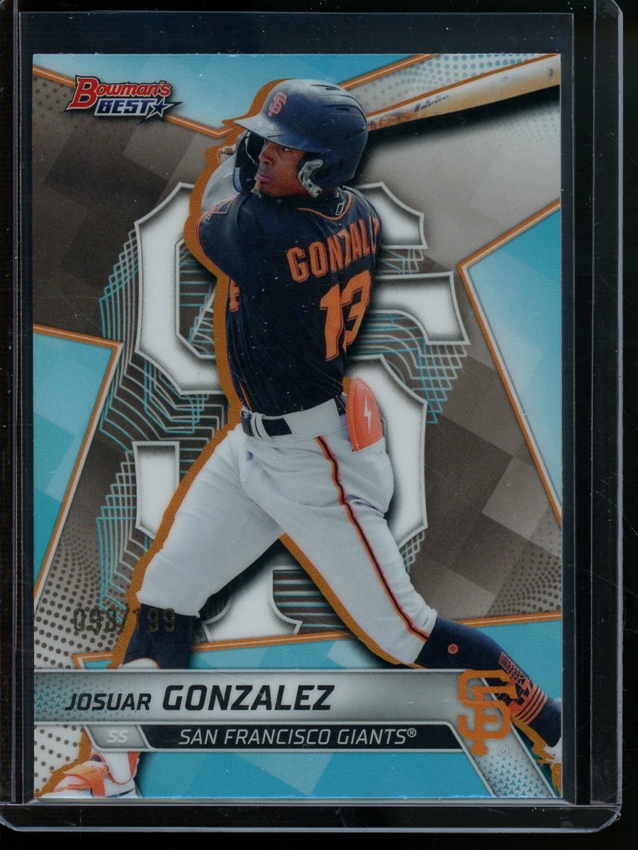 2025 Bowmans Best Josuar Gonzalez Blue /199 Giants - Trading Card Market