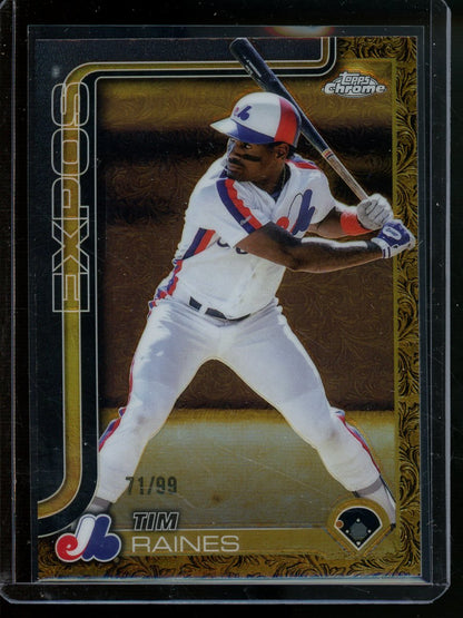 2025 Topps Gilded Tim Raines Refractor /99 Expos - Trading Card Market