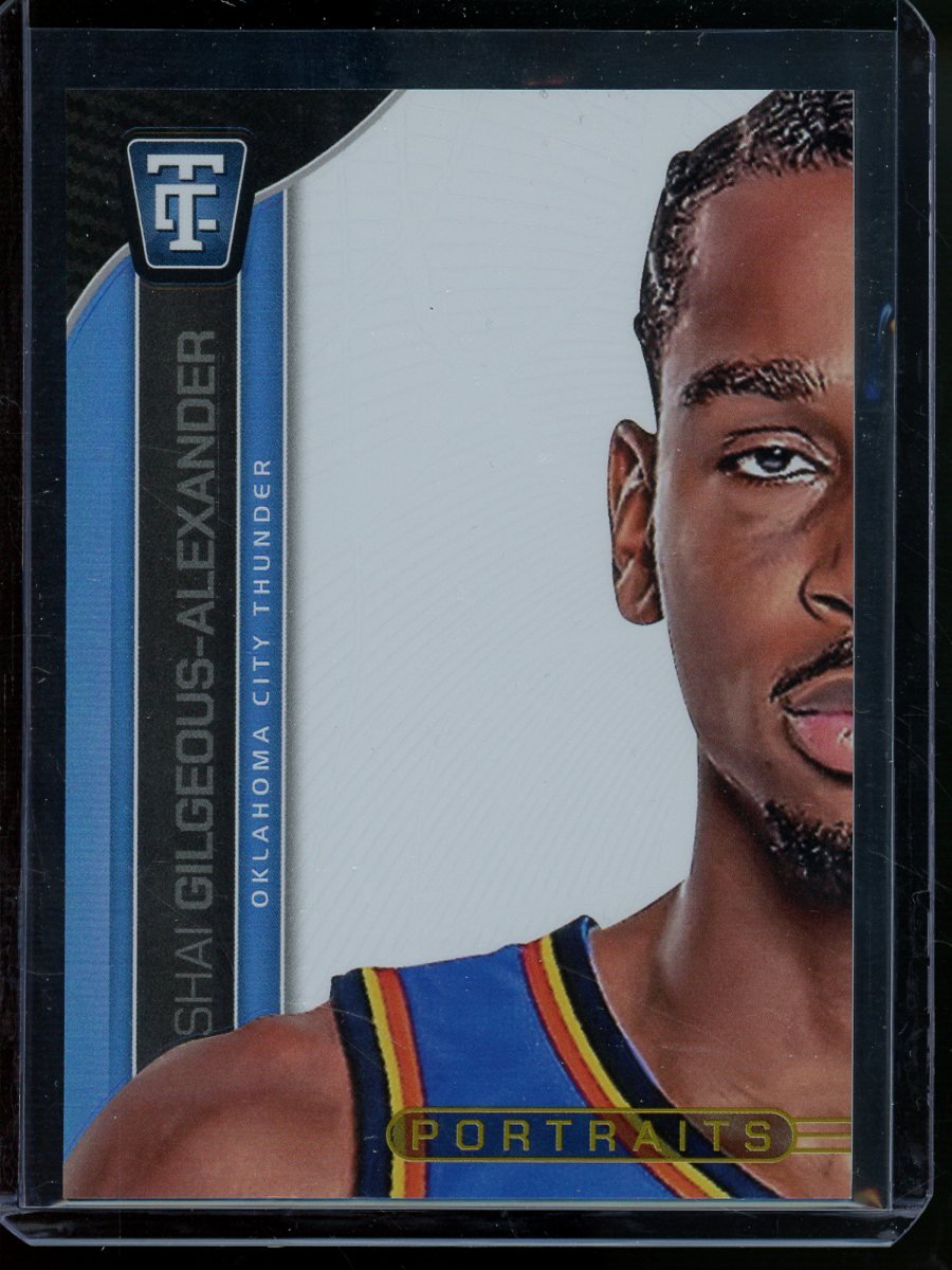 2025 Panini Totally Certified Shai Gilgeous - Alexander Portraits White /25 Thunder - Trading Card Market