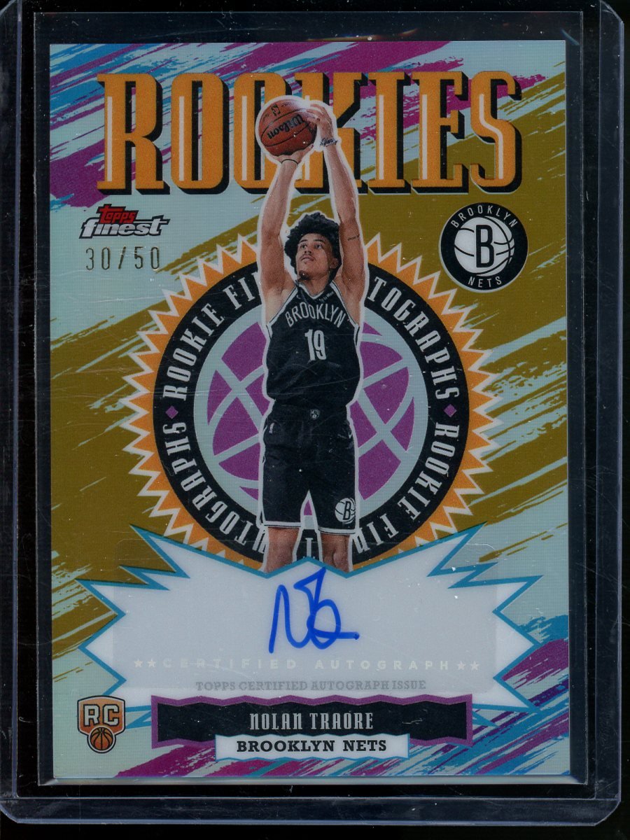 2026 Topps Finest Nolan Traore Rookie Finest Autographs /50 Gold Nets - Trading Card Market