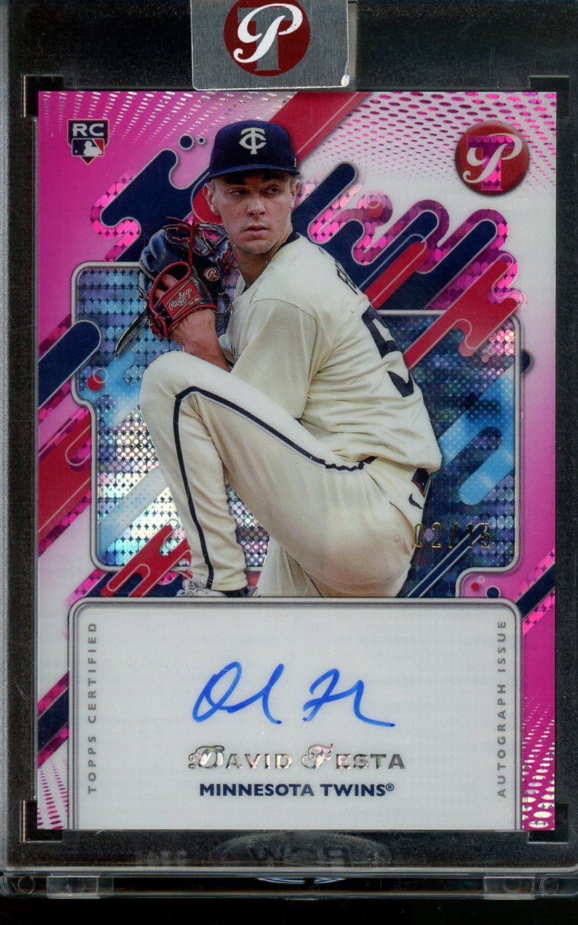 2025 Topps Pristine David Festa Pink Pulsar Autograph Rookie /15 Twins - Trading Card Market