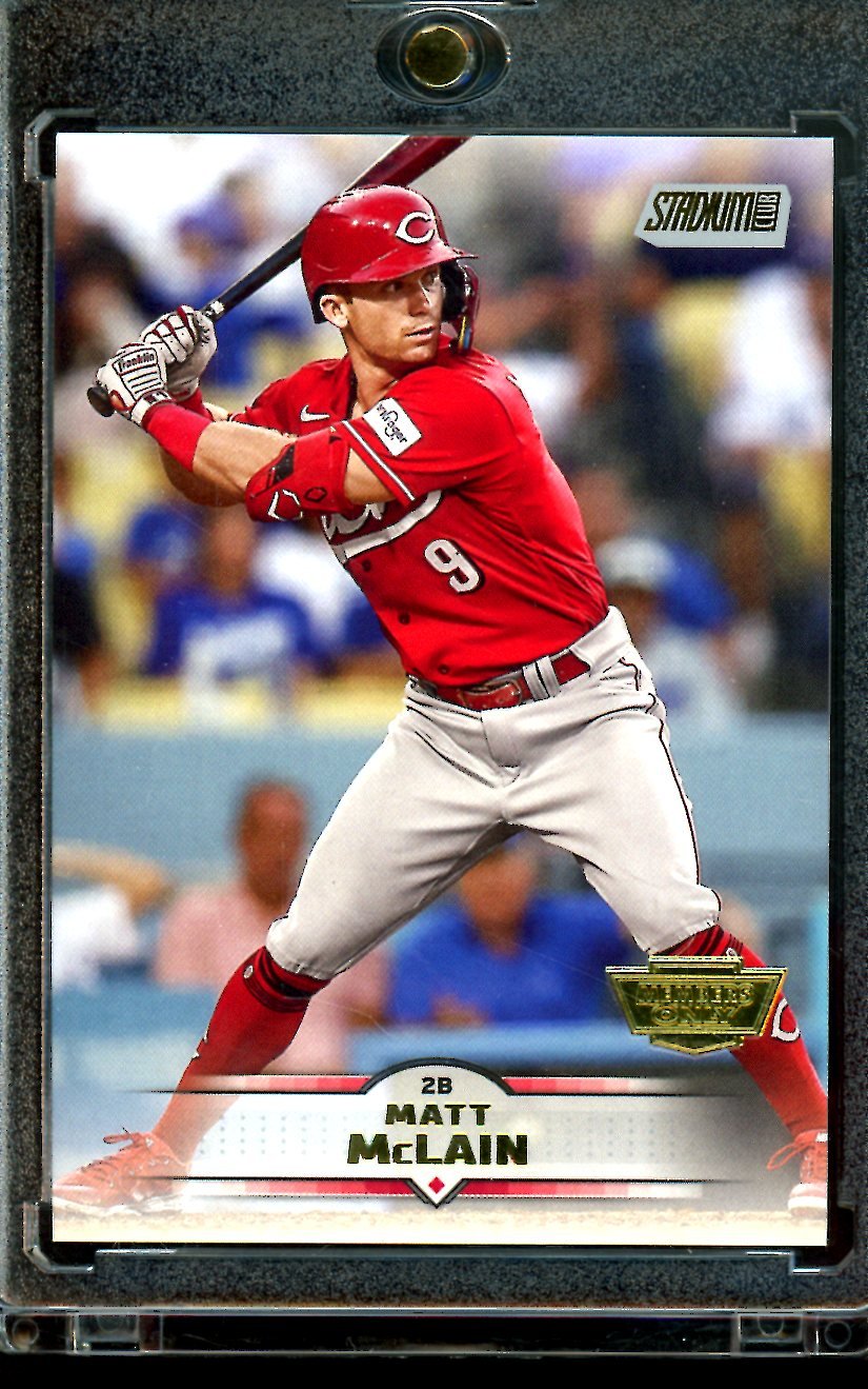 2025 Topps Stadium Club Matt McLain Memebers Only Stamp SSP Reds - Trading Card Market