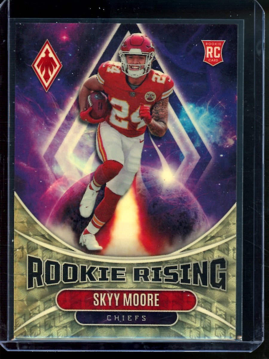 2022 Panini Phoenix Skyy Moore Rookie Rising Gold Vinyl 1/1 Chiefs - Trading Card Market