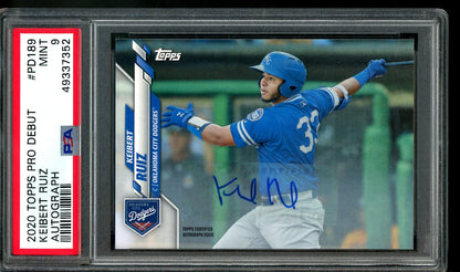 2020 Topps Pro Debut Keibert Ruiz Autograph PSA 9 Dodgers - Trading Card Market