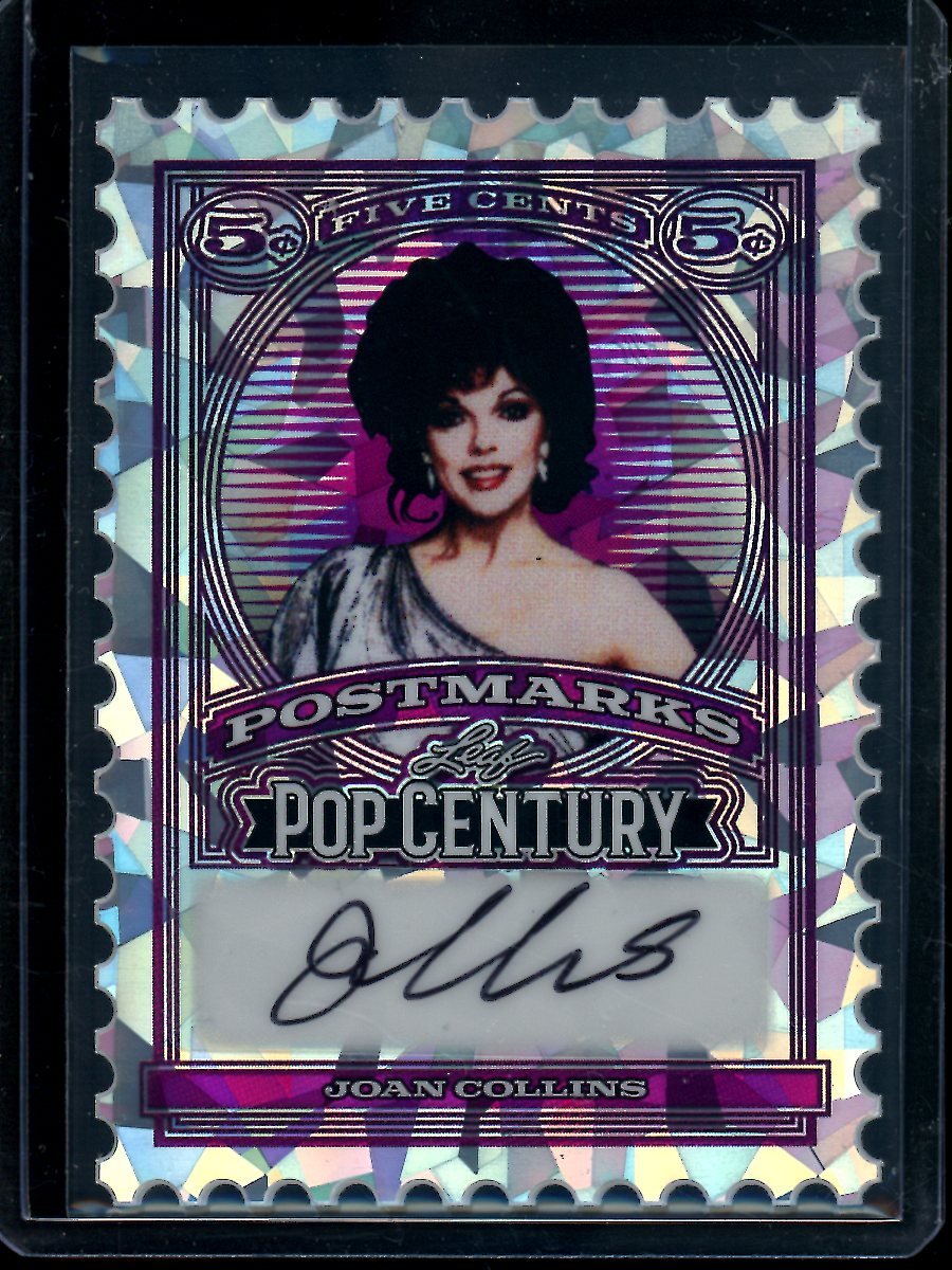 2026 Leaf Pop Century Joan Collins Postmarks Autograph /5 - Trading Card Market