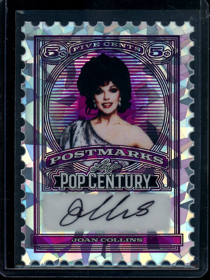 2026 Leaf Pop Century Joan Collins Postmarks Autograph /5 - Trading Card Market