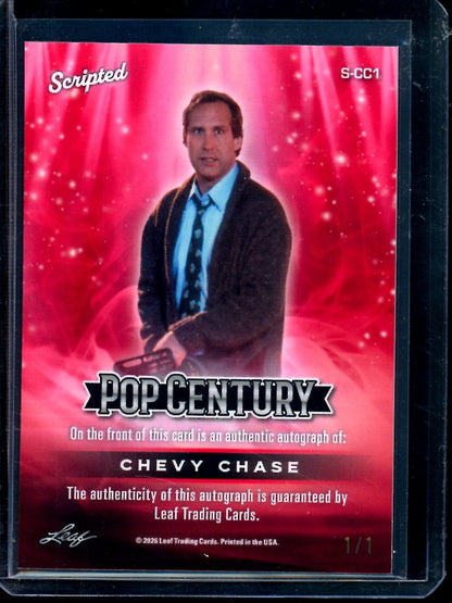 2026 Leaf Pop Century Chevy Chase Scripted Autograph 1/1 - Trading Card Market