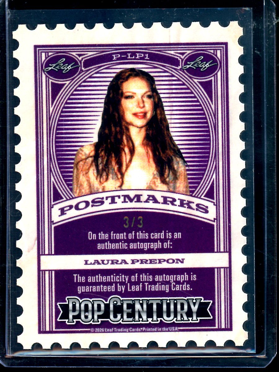 2026 Leaf Pop Century Laura Prepon Postmarks Autograph /3 70's Show - Trading Card Market