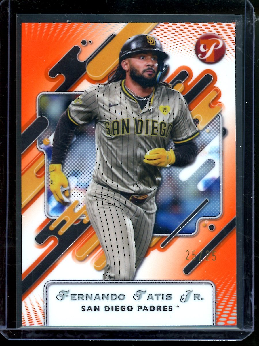2025 Topps Pristine Fernando Tatis Jr. Orange Refractor /25 Padres - Trading Card Market