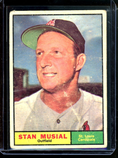 1961 Topps Stan Musial 290 Cardinals - Trading Card Market