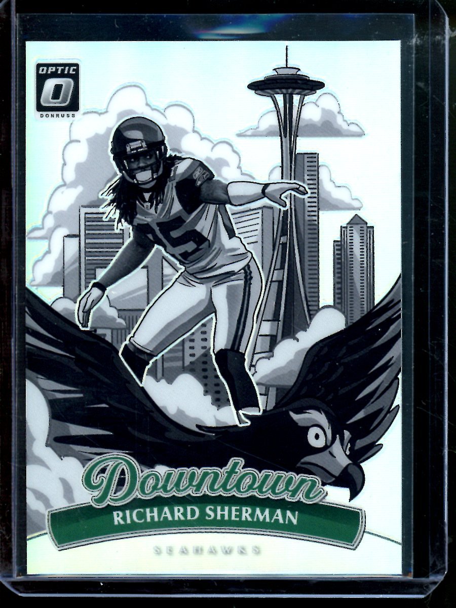 2025 Panini Optic Richard Sherman Downtown Case Hit Seahawks - Trading Card Market