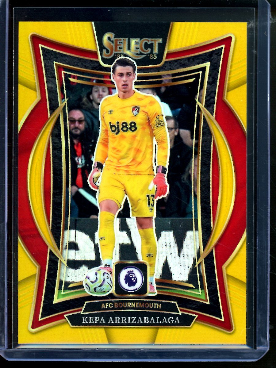 2025 Panini Select Kepa Arrizabalaga Terrace Level Gold /10 AFC Bournemouth - Trading Card Market