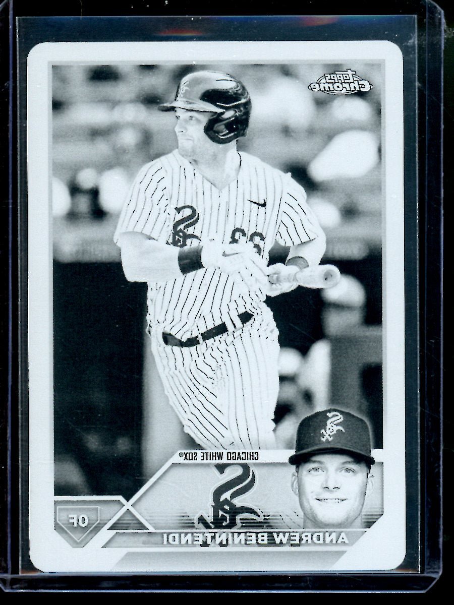2023 Topps Flagship Andrew Benintendi Black Printing Plate 1/1 White Sox - Trading Card Market