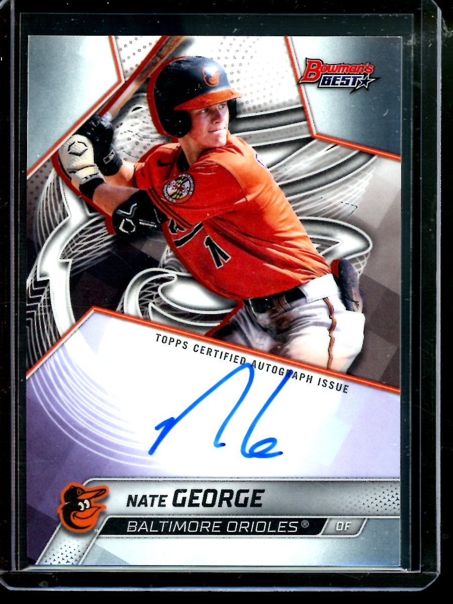2025 Bowmans Best Nate George Autograph Orioles - Trading Card Market