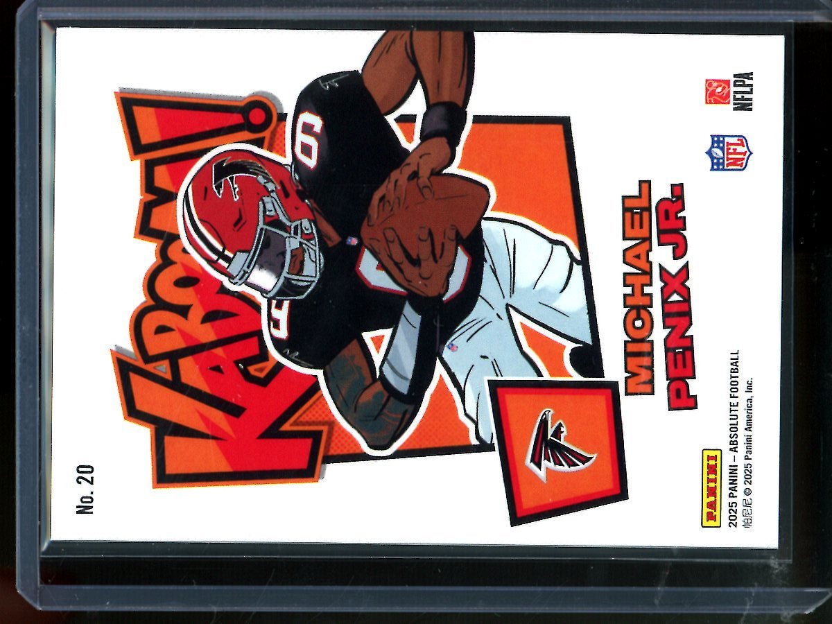 2025 Panini Absolute Michael Penix Jr Kaboom Case Hit Falcons - Trading Card Market