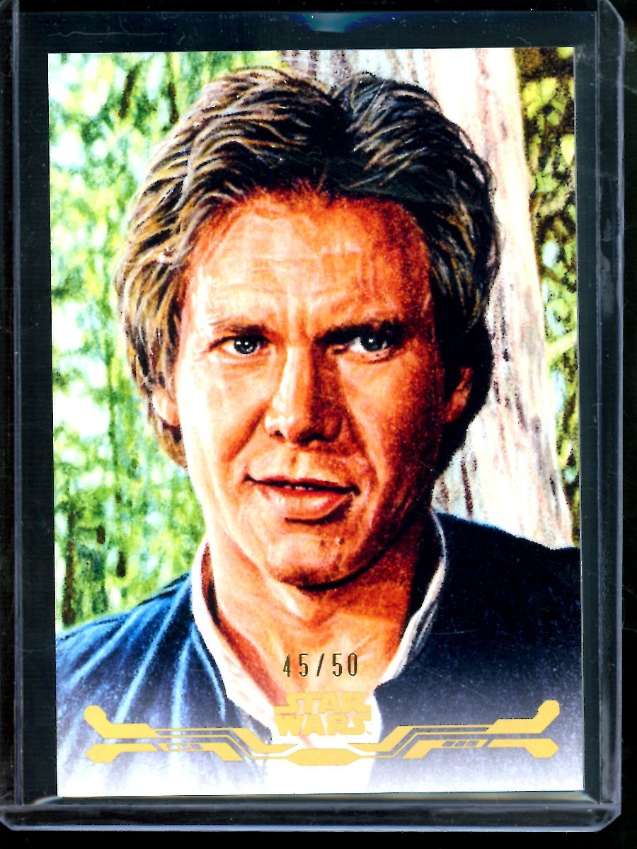 2026 Topps Smugglers Outpost Han Solo Stellar Art Card - Trading Card Market