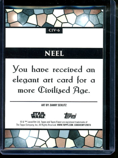 2026 Topps Finest Neel Elegant Art Card SP Star Wars - Trading Card Market