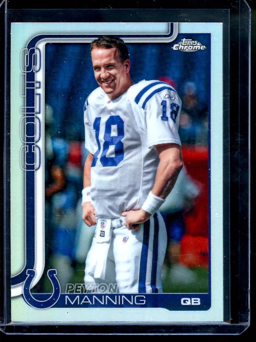 2025 Topps Chrome Peyton Manning Image Variation Refractor Colts - Trading Card Market
