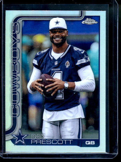 2025 Topps Chrome Dak Prescott Image Variation Refractor Colts - Trading Card Market