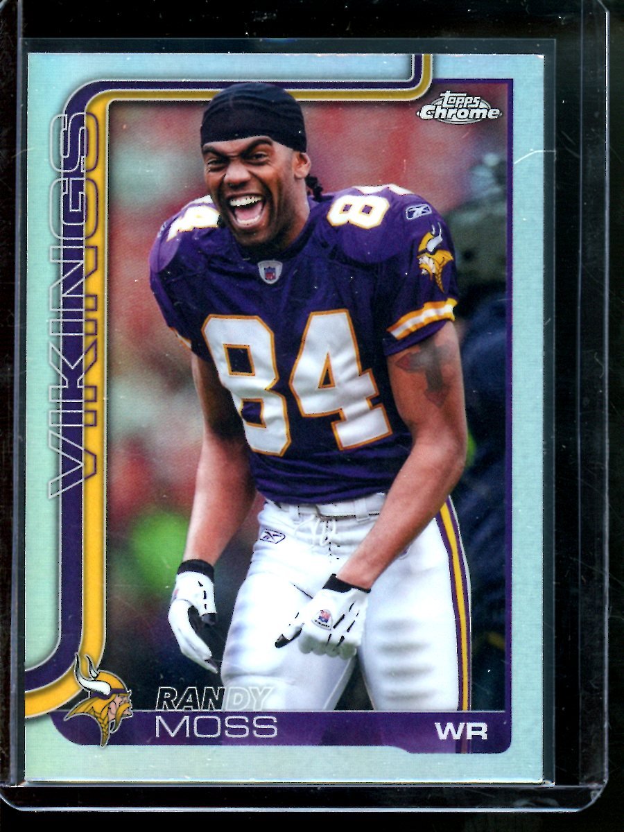 2025 Topps Chrome Randy Moss Image Variation Refractor Vikings - Trading Card Market