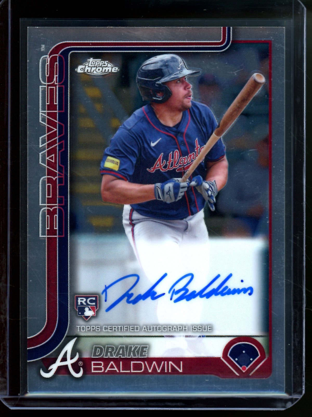 2025 Topps Chrome Drake Baldwin Rookie Autograph Braves - Trading Card Market
