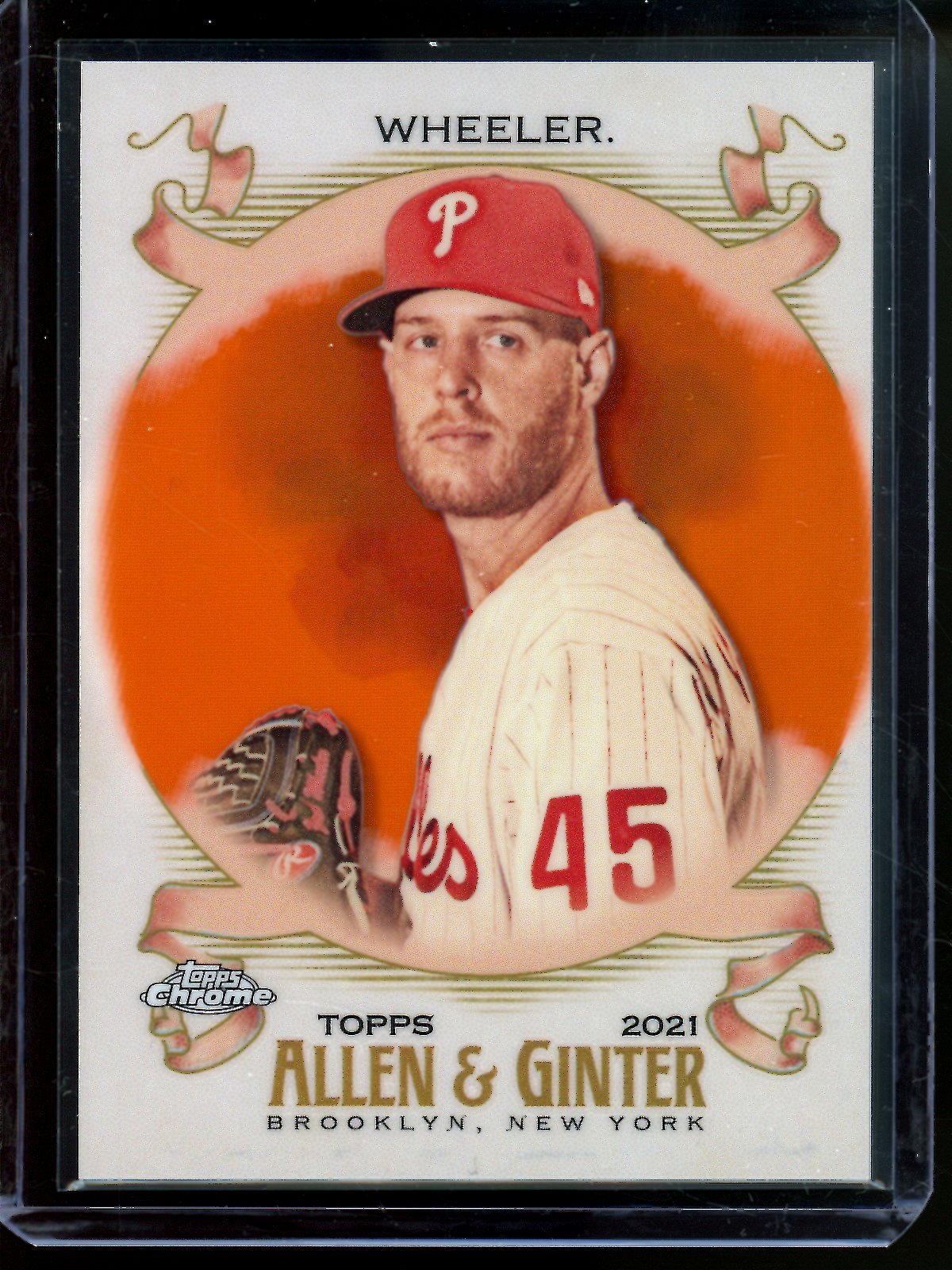 2021 Topps Allen and Ginter Chrome Zack Wheeler Orange Refractor /25 Phillies - Trading Card Market