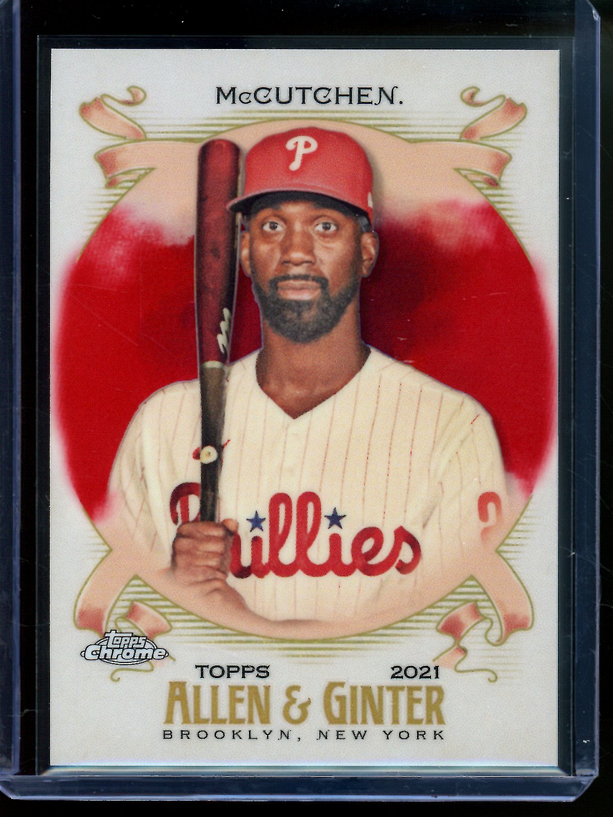 2021 Topps Allen and Ginter Chrome Andrew McCutchen Red Refractor /5 Phillies - Trading Card Market