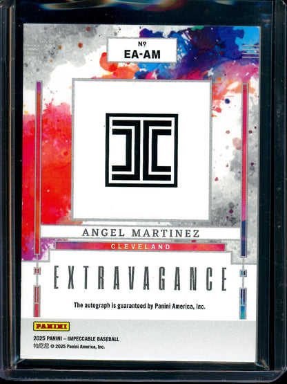 2025 Panini Impeccable Angel Martinez Extravagance Autograph /25 Guardians - Trading Card Market