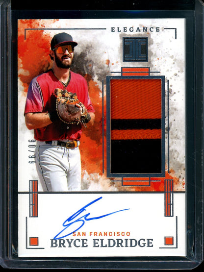 2025 Panini Impeccable Bryce Eldridge Patch Autograph Elegance /99 Giants - Trading Card Market
