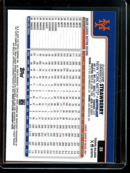 2025 Topps Chrome Darryl Strawberry Wave Refractor /75 Mets B - Trading Card Market