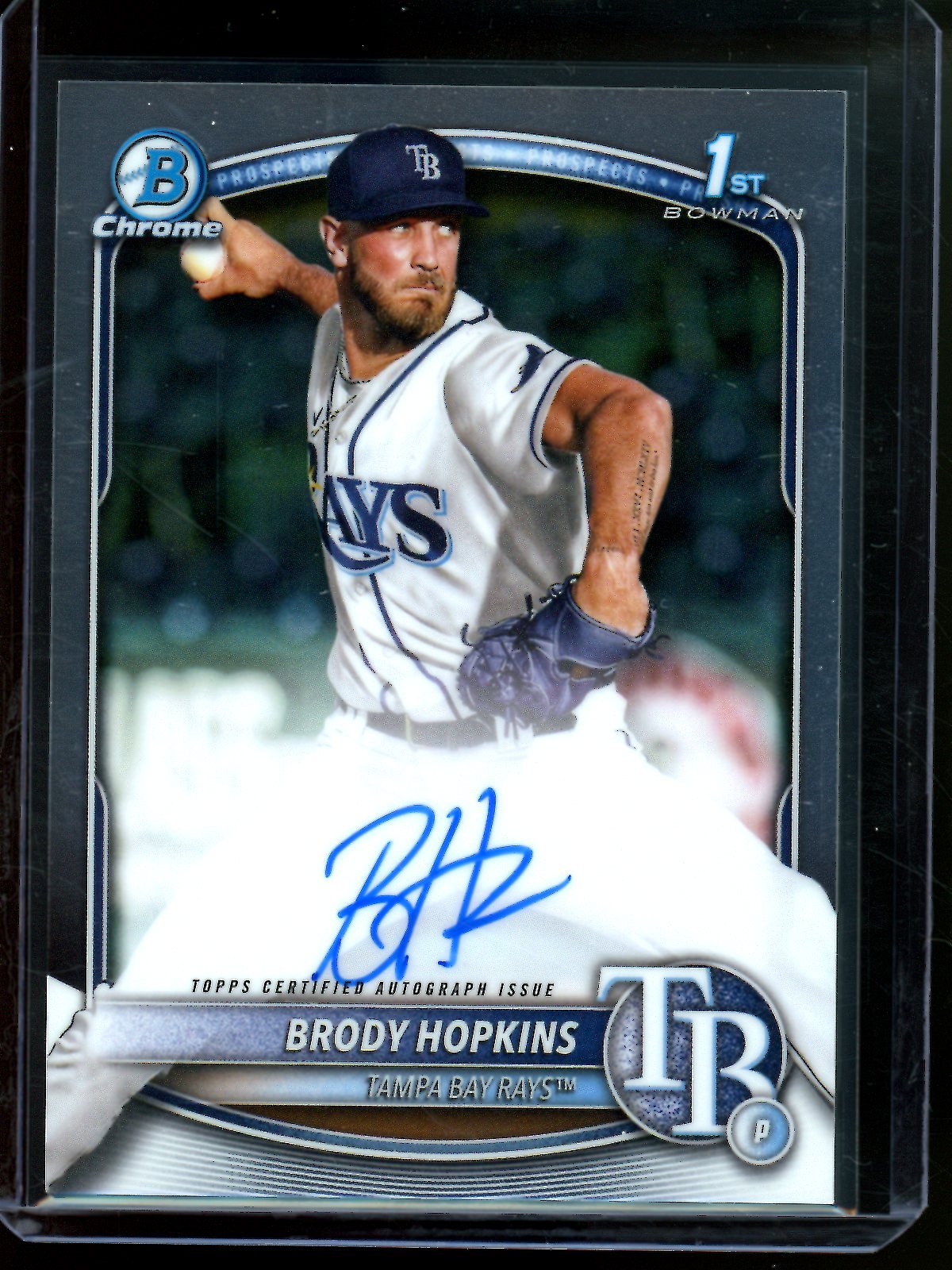 2025 Bowman Chrome Brody Hopkins 1st Autograph Rays - Trading Card Market