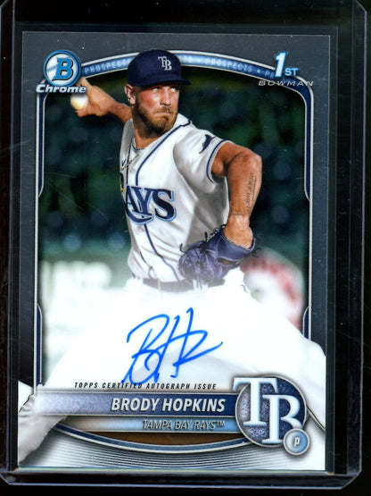2025 Bowman Chrome Brody Hopkins 1st Autograph Rays - Trading Card Market