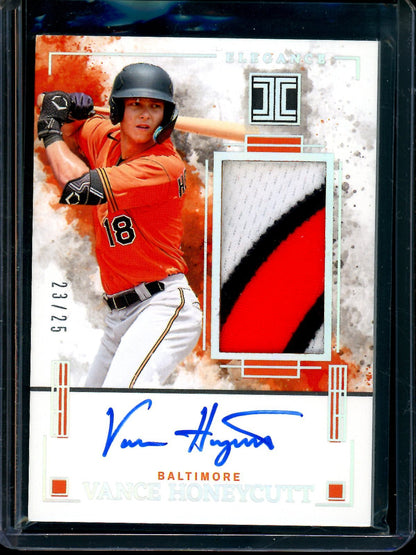 2025 Panini Impeccable Vance Honeycutt Elegance Patch Autograph /25 Orioles - Trading Card Market