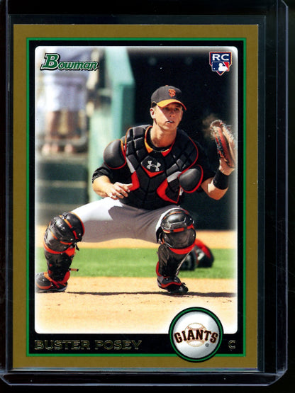 2010 Bowman Buster Posey Gold Rookie Giants - Trading Card Market