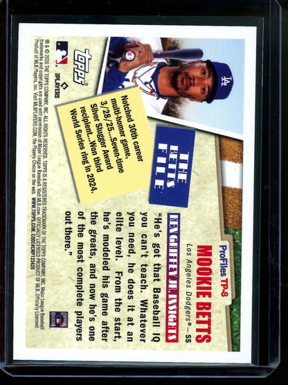 2026 Topps Archives Mookie Betts Profiles Gold /50 Dodgers - Trading Card Market