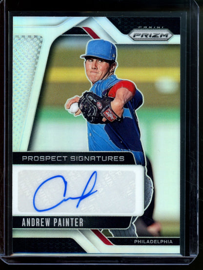 2025 Panini Prizm Andrew Painter Silver Prospect Signatures Silver Phillies - Trading Card Market