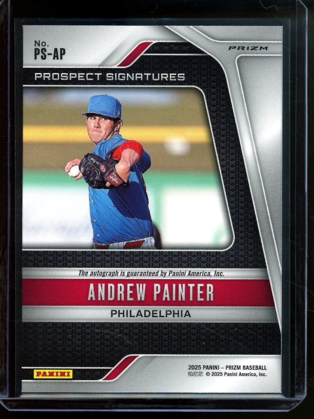 2025 Panini Prizm Andrew Painter Silver Prospect Signatures Silver Phillies - Trading Card Market