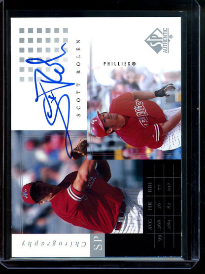 2000 Upper Deck SP Authentic Scott Rolen Autograph Phillies / Cardinals - Trading Card Market