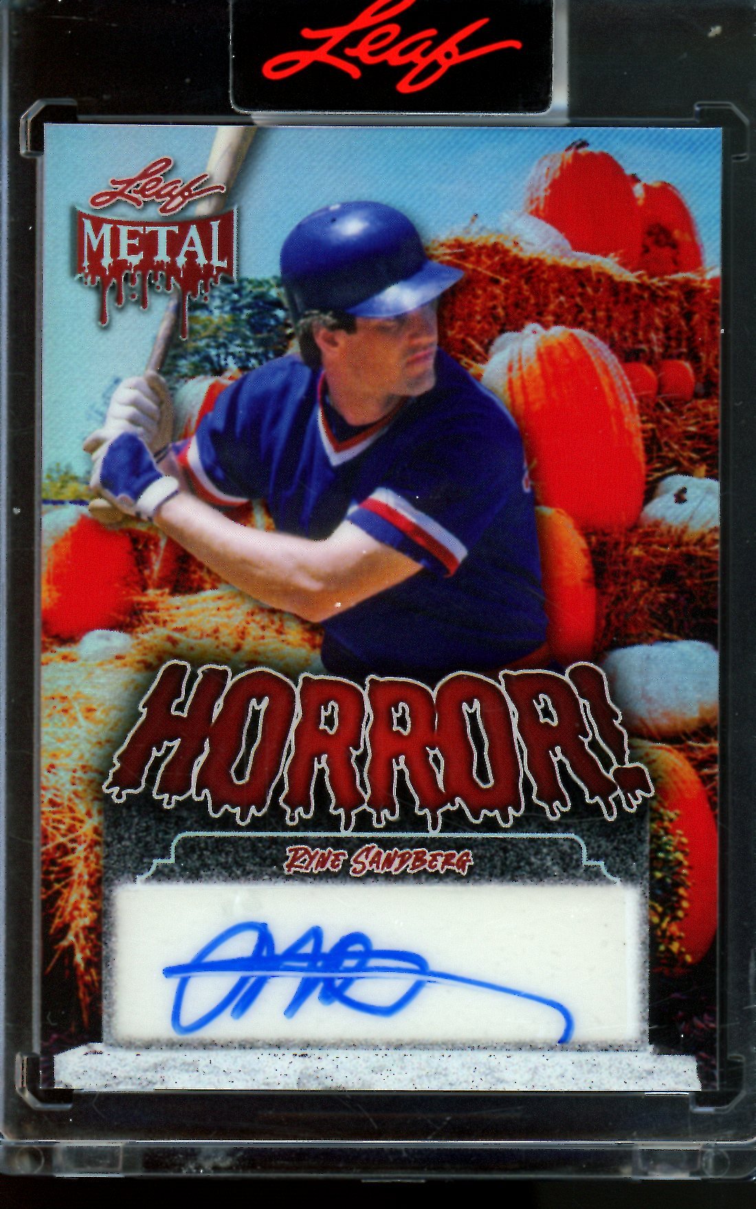 2025 Leaf Metal Ryne Sandberg Horror Autograph 1/1 Cubs - Trading Card Market