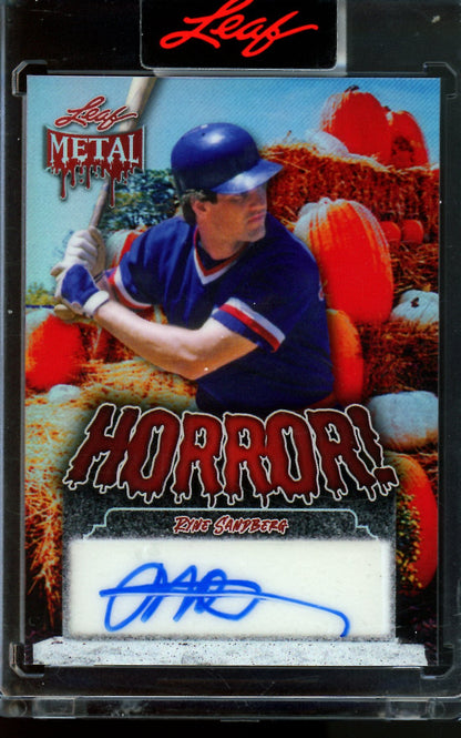 2025 Leaf Metal Ryne Sandberg Horror Autograph 1/1 Cubs - Trading Card Market