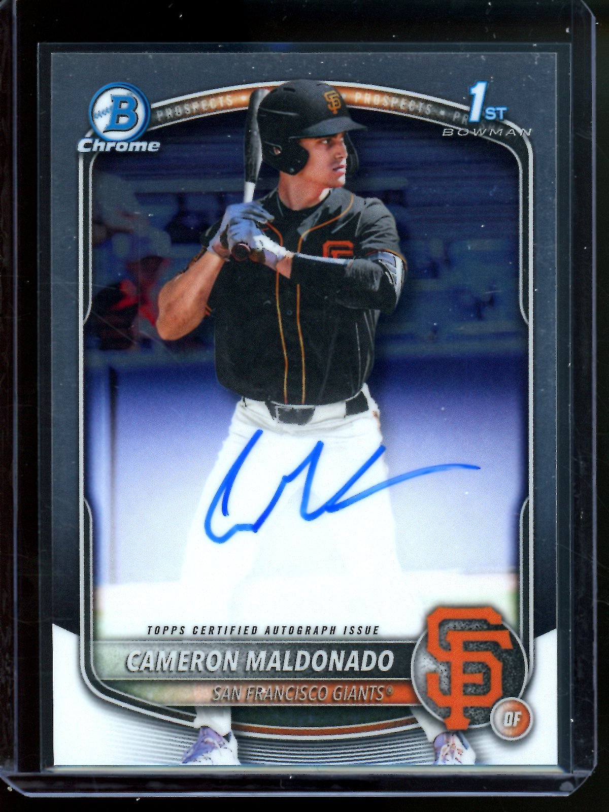 2025 Bowman Chrome Cameron Maldonado 1st Autograph Giants - Trading Card Market