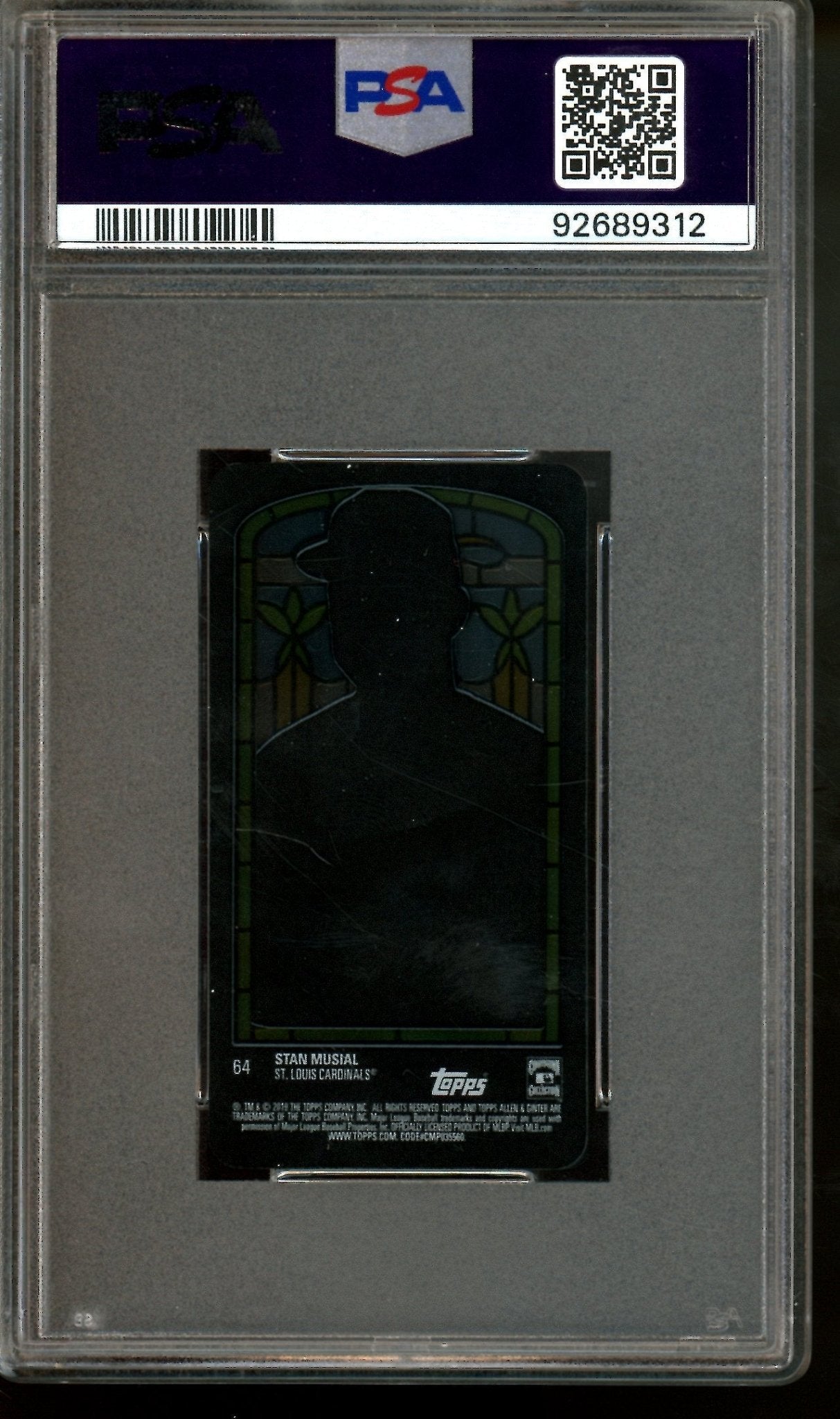 2019 Topps Allen and Ginter Stan Musial Mini Stained Glass SSP PSA 10 Cardinals - Trading Card Market