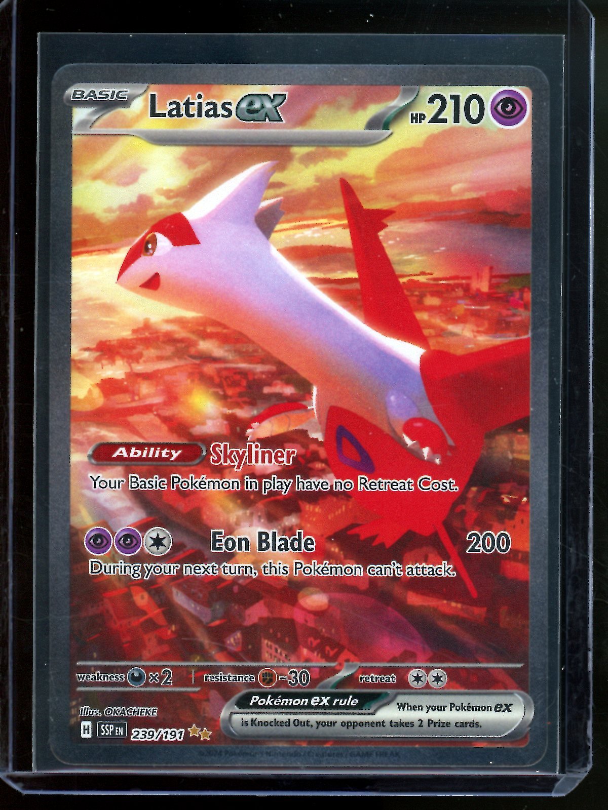 2024 Pokemon Surging Sparks Latias EX 239/191 A - Trading Card Market