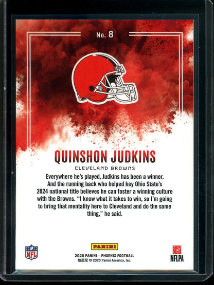 2025 Panini Phoenix Quinson Judkins Rookie Colorblast Case Hit Browns - Trading Card Market