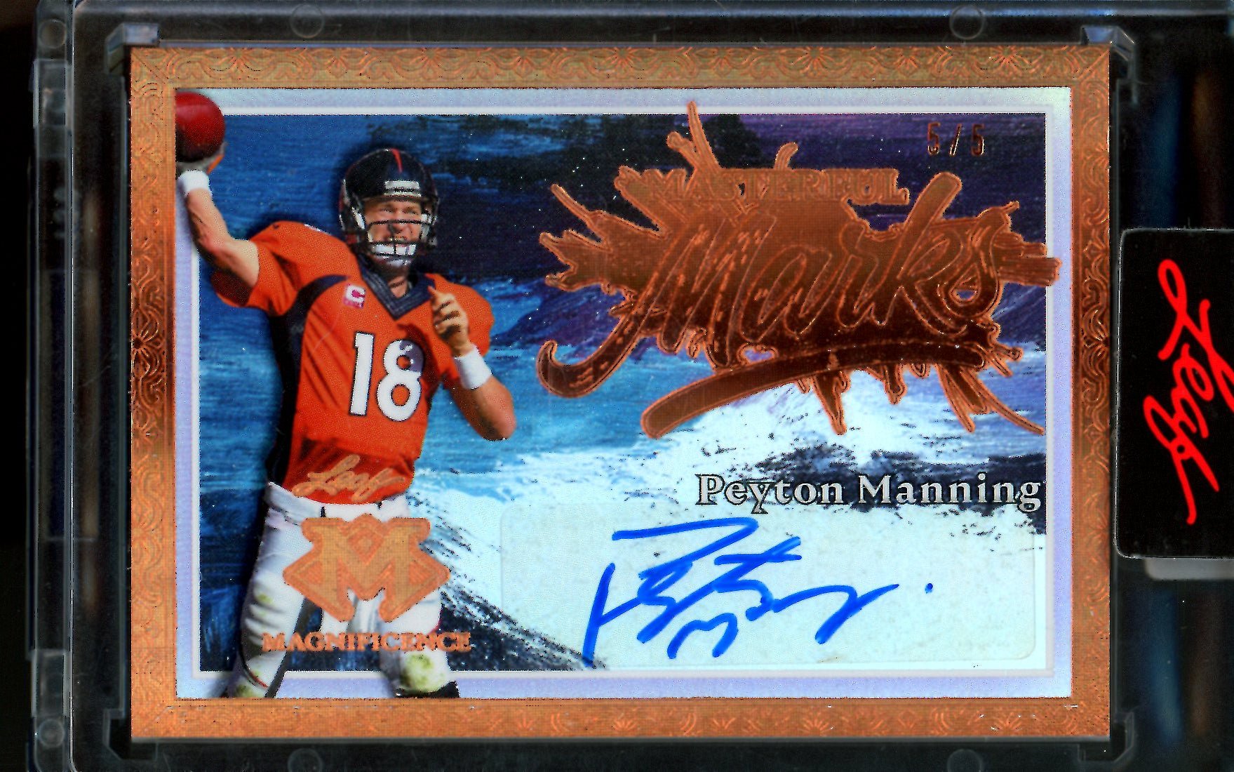 2026 Leaf Masterful Marks Peyton Manning Autograph /5 Broncos - Trading Card Market