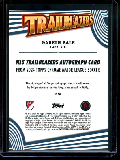 2024 Topps Chrome Gareth Bale Trailblazers Autograph Gold /50 LA - Trading Card Market