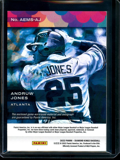 2022 Panini Diamond Kings Andruw Jones Artistic Endeavors Patch Autograph Braves - Trading Card Market