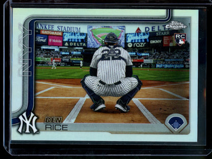 2025 Topps Chrome Ben Rice Image Variation SP (Factory Surface Damage) Yankees - Trading Card Market